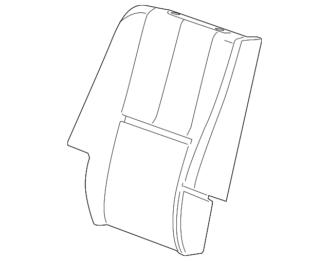 20789578 SEAT BACK COVER, RIGHT