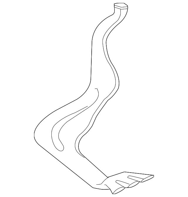 7P0-819-655 Деталь FLOOR DUCT, LEFT