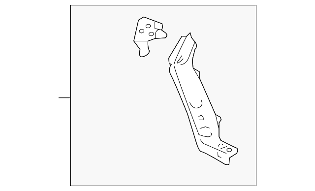 53029FJ1009P Деталь UPPER TIE BAR, RIGHT