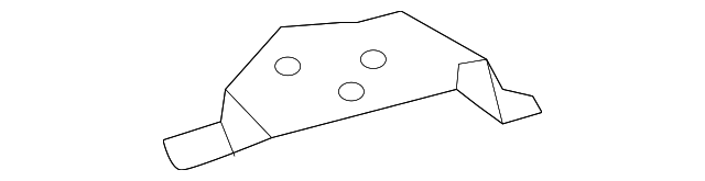 51234VA0109P Деталь UPPER TIE BAR BRACKET, LEFT