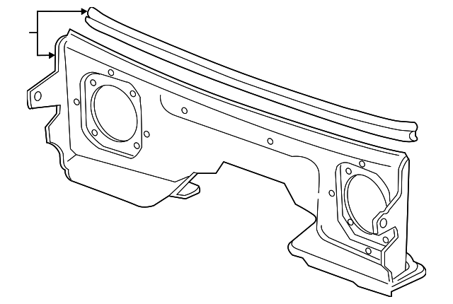 23477347 Деталь CLOSURE PANEL