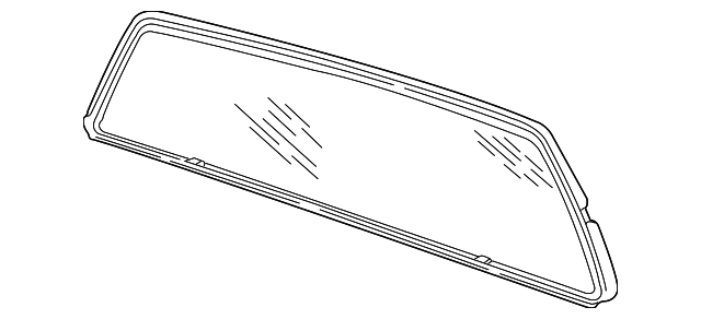 15762638 Деталь FIXED GLASS