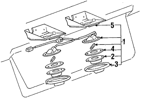 Corolla LICENSE LAMPS