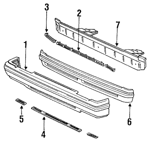 Celica BUMPER ASSEMBLY