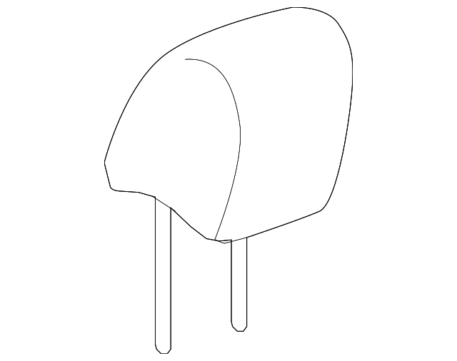 23433513 Деталь HEADREST, RIGHT