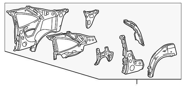 208-630-31-01 Деталь INNER PANEL ASSY, LEFT