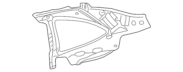 208-630-23-01 Деталь UPPER PANEL, LEFT