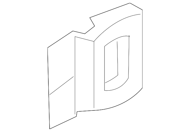 19316960 Деталь ACCESS COVER, LEFT