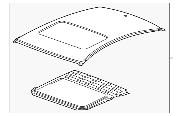 95989973 Деталь ROOF PANEL