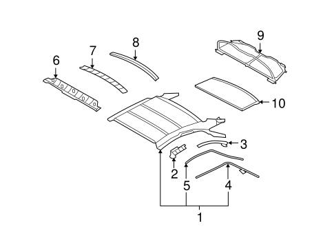 Q60 INTERIOR TRIM - TOP