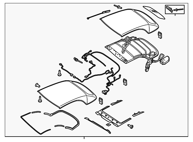 8V7-871-022-C-2Y5 Деталь CONVERTIBLE TOP