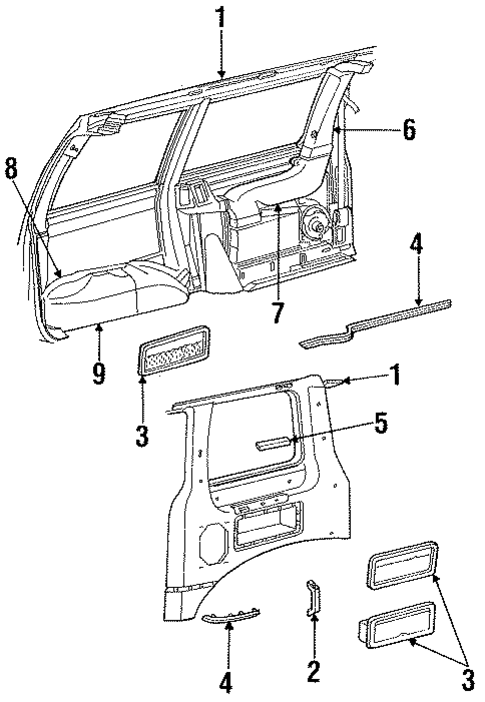 Aerostar INTERIOR TRIM - SIDE PANEL 2