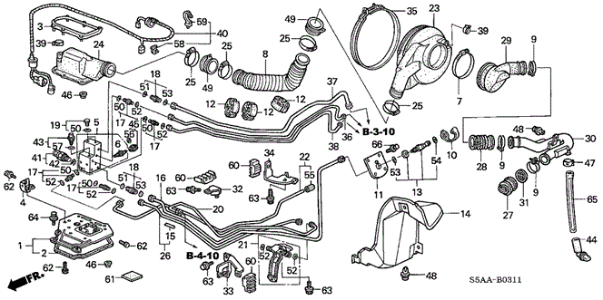 CIVIC SEDAN FUEL TANK COMPONENTS