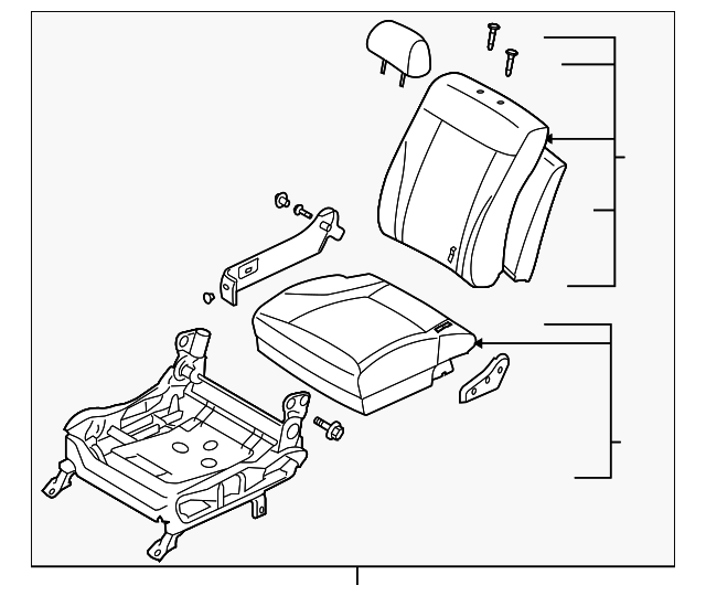 88020-3F001GH3 Деталь SEAT ASSY