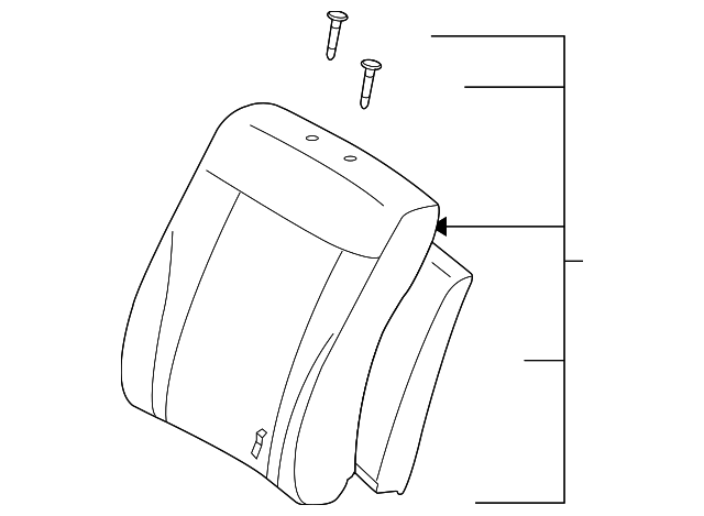 88400-3F100GH3 Деталь SEAT BACK ASSY