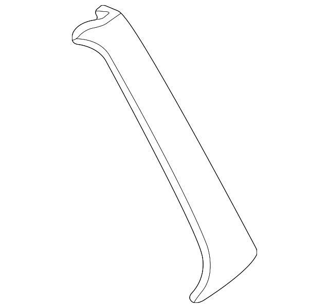 F85Z-7842431-AA Деталь WINDOW MOLDING, LEFT