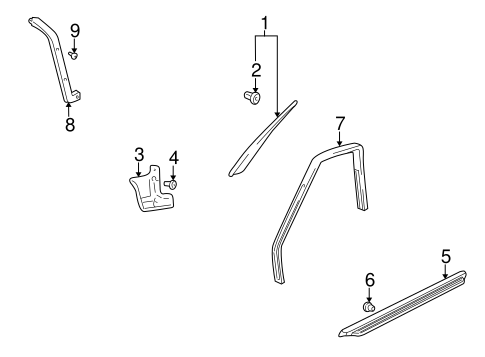 Vitara INTERIOR TRIM - PILLARS