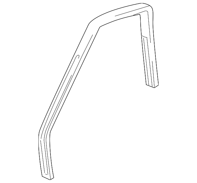 7631168D005PK Деталь OPENING TRIM, RIGHT