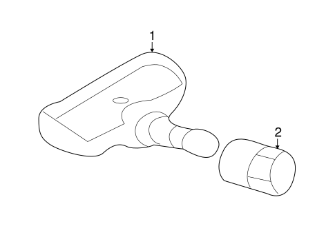 Outlander TIRE PRESSURE MONITOR COMPONENTS