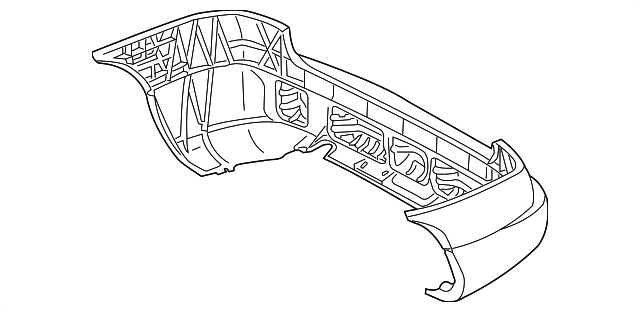 163-880-70-71 BUMPER COVER