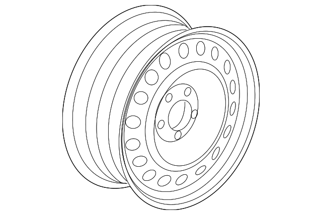 9594785 Деталь WHEEL, STEEL