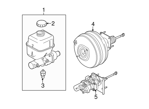 F-250 Super Duty MASTER CYLINDER - COMPONENTS ON DASH PANEL 3