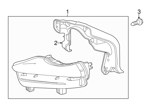Highlander DAYTIME RUNNING LAMP COMPONENTS