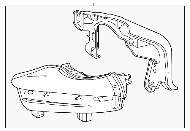 81440-0E020 Деталь DAYTIME RUN LAMP, LEFT