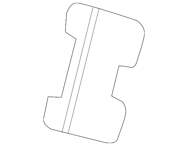 95970452 RR SEAT AIR BAG BRACKET, RIGHT