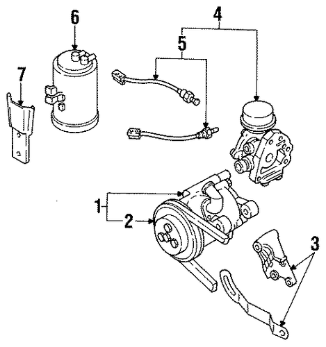 RX-7 EMISSION COMPONENTS