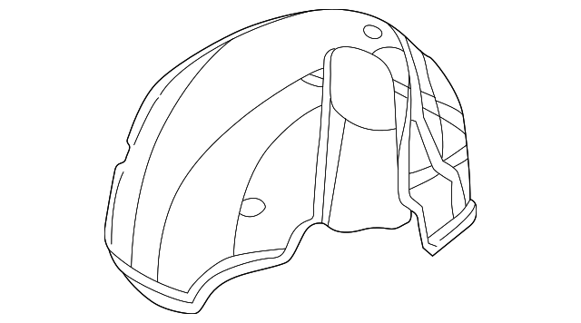 4575414AF Деталь WHEELHOUSE LINER, RIGHT