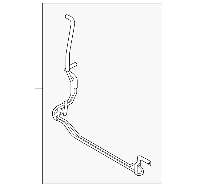 57550-2J210 POWER STEERING COOLER TUBE