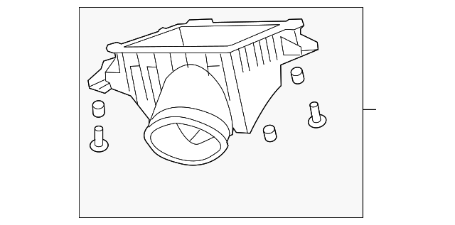 17244-RYE-A00 Деталь CASE SET, AIR CLEANER