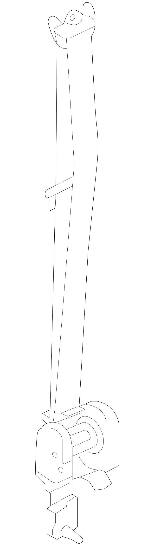 88810-A5500-TX Деталь BELT & RETRACTOR, LEFT