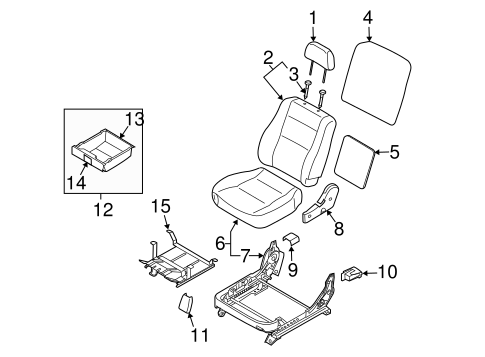 Sorento FRONT SEAT COMPONENTS 3