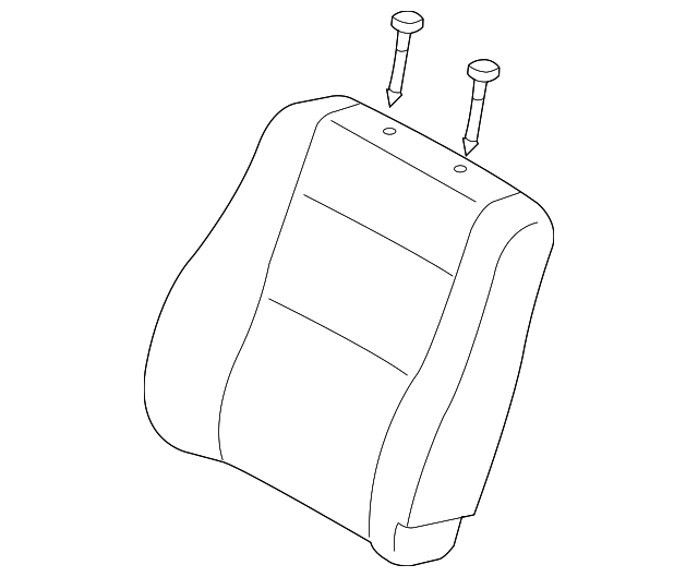 88401-3E720YC2 Деталь SEAT BACK ASSY, RIGHT