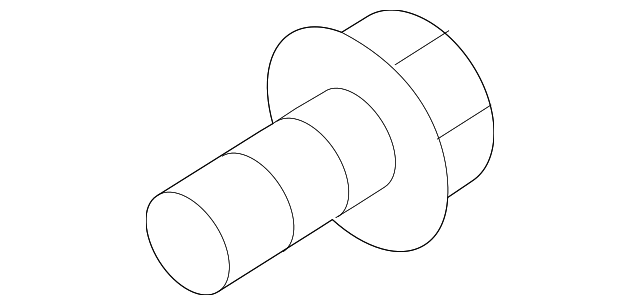 MS350125 FOG LAMP ASSY SCREW, RIGHT