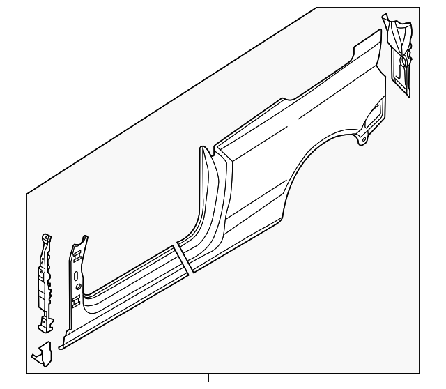 8V7-810-076-TA Деталь UNISIDE PANEL, RIGHT