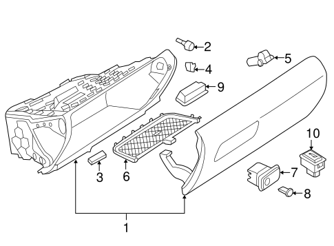 328i GT xDrive GLOVE BOX