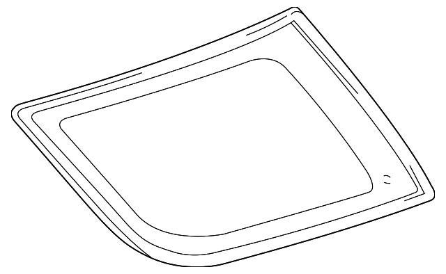 8458054G00 Деталь QTR GLASS, RIGHT