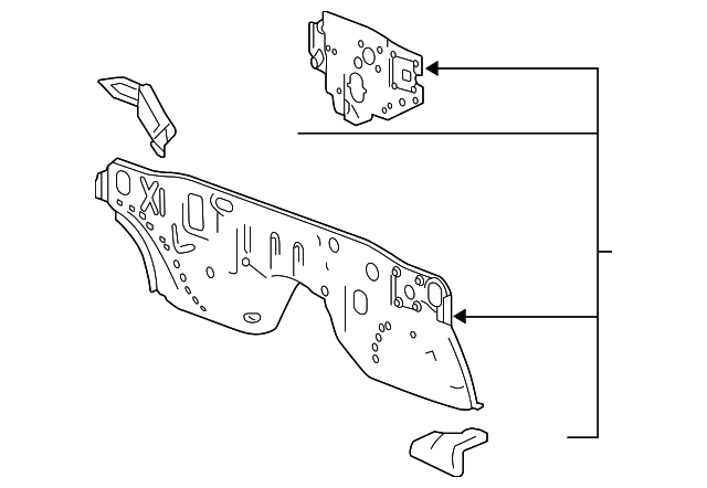 94718197 LOWER DASH PANEL