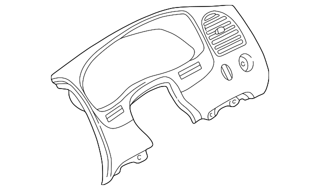 1F605521007 Деталь CLUSTER BEZEL