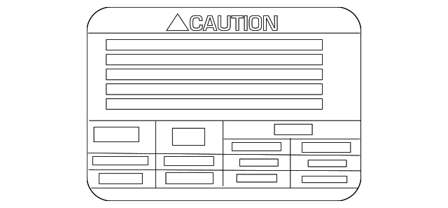 97699-0W500 Деталь AC LABEL