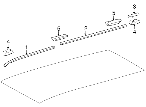 4Runner EXTERIOR TRIM - ROOF 2