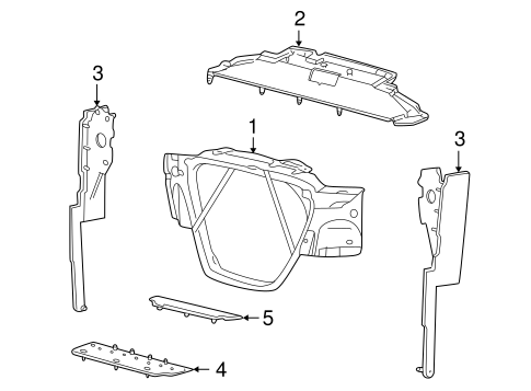 Excursion RADIATOR SUPPORT