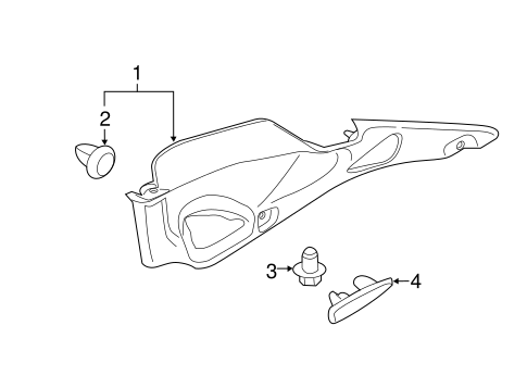Impreza INTERIOR TRIM - QUARTER PANELS 2