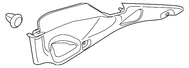 94015FG050ME Деталь UPPER QTR TRIM, RIGHT