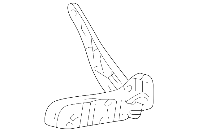 8E0-821-138-B Деталь FENDER FRONT BRACKET, RIGHT