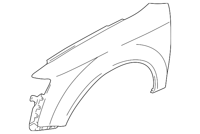 8E0-821-106-B Деталь FENDER, RIGHT
