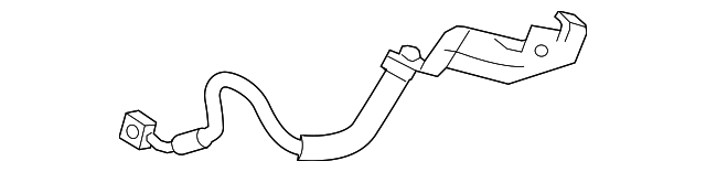 DB5Z-2078-E Деталь BRAKE HOSE, LEFT